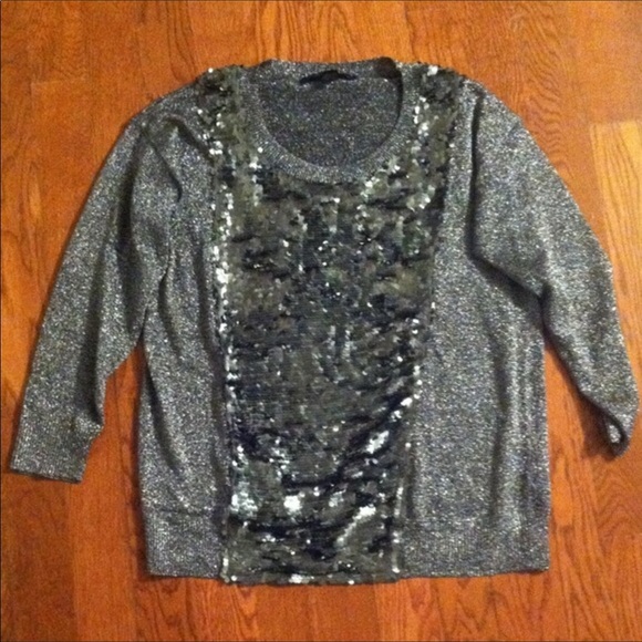 French Connection sequined panel - Picture 3 of 5